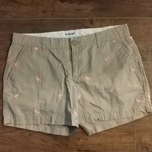 Old navy khaki Flamingo shorts
